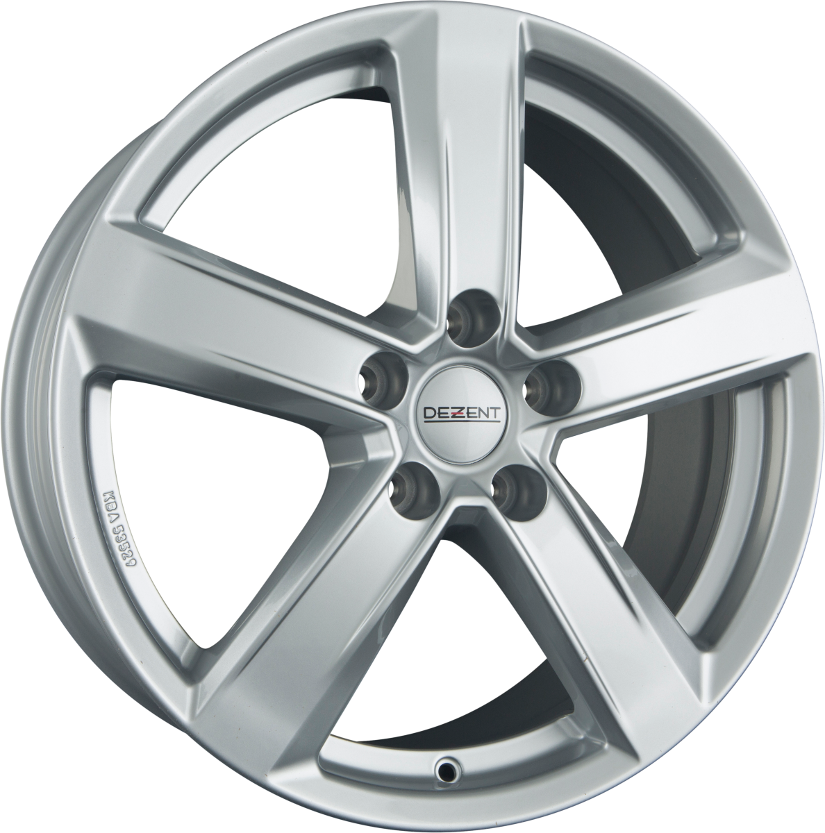 Dezent TU SILVER - Silber Alufelge 8x18 Zoll ET42 LK 5x108 ML63.4 – Bild 2