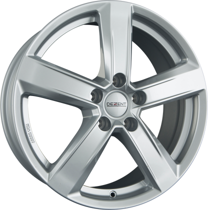 Dezent TU SILVER - Silber Alufelge 8x18 Zoll ET42 LK 5x108 ML63.4 – Bild 2