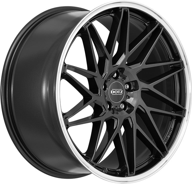 Dotz Tanaka gunmetal polished lip Alufelge 8x18 Zoll ET45 LK 5x108 ML70.1 – Bild 3
