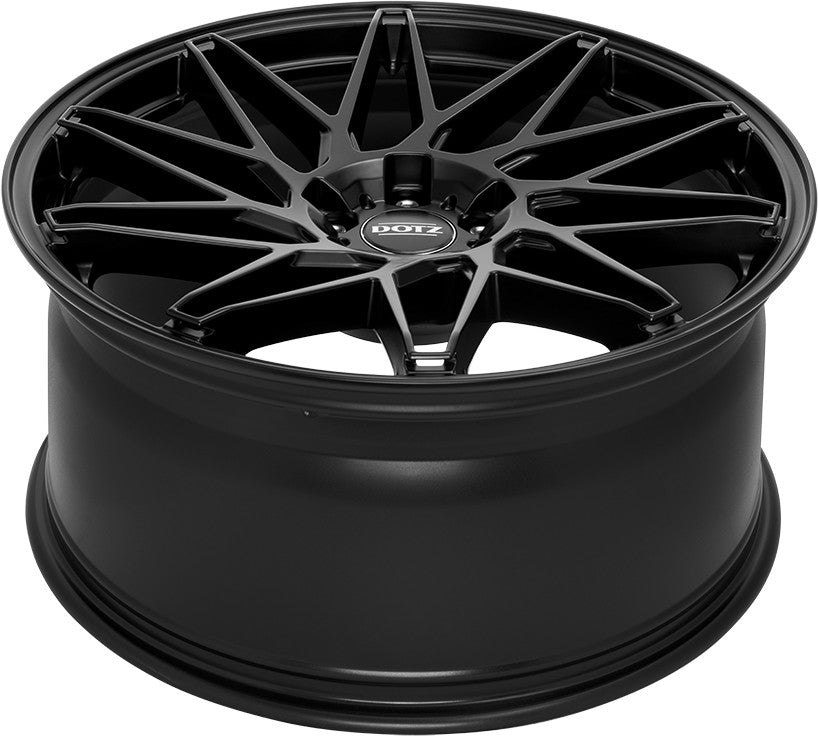 Dotz Tanaka black matt 10x21 ET28 - LK5/112 ML70.1