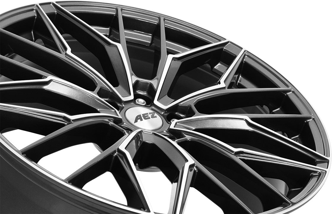 AEZ Porto gunmetal polished 8.5x21 ET40 - LK5/112 ML57.1