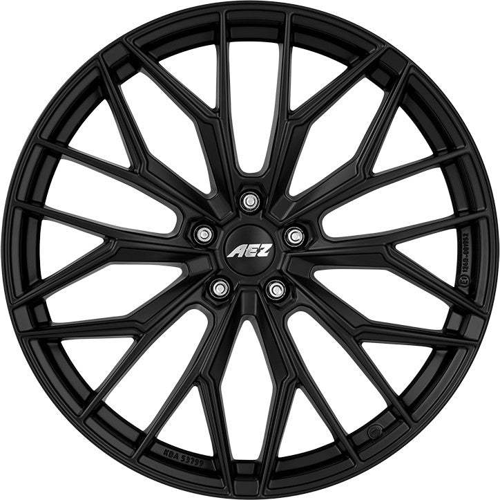 AEZ Porto black matt Alufelge 8x18 Zoll ET30 LK 5x112 ML66.6 – Bild 2