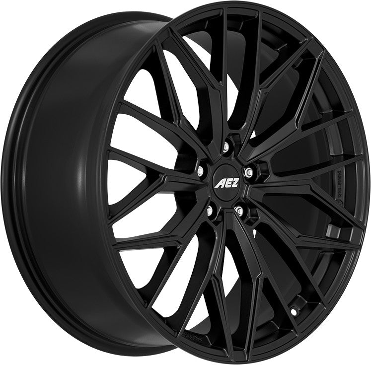 AEZ Porto black matt Alufelge 9x19 Zoll ET53 LK 5x108 ML63.4 – Bild 3