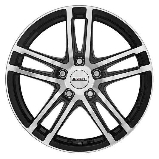 Dezent TZ black polished Alufelge 7.5x19 Zoll ET32 LK 5x112 ML66.6 – Bild 2