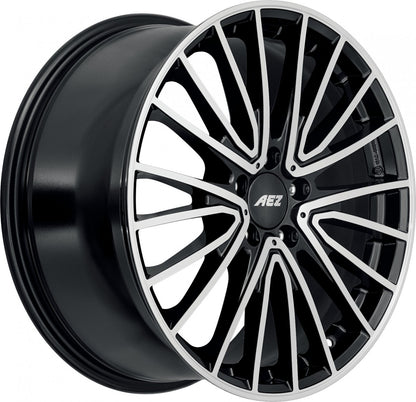 AEZ Berlin black/polished 7.5x18 ET49 - LK5/112 ML66.6