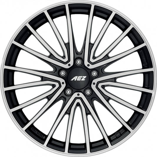 AEZ Berlin black/polished 7.5x19 ET40 - LK5/112 ML66.6