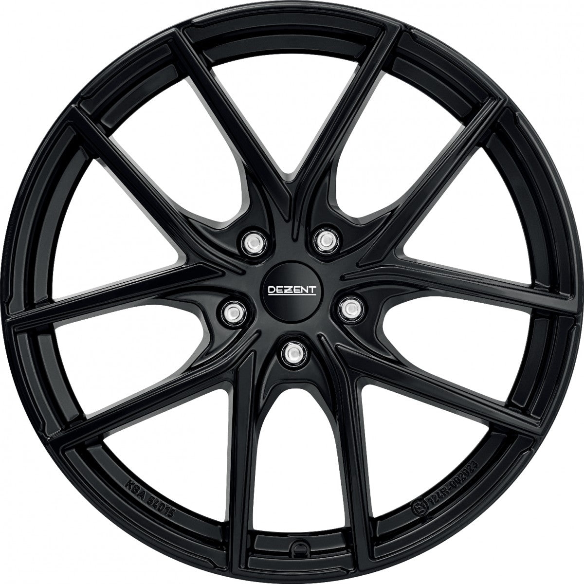 Dezent TO black 7x17 ET47 - LK5/112 ML66.6