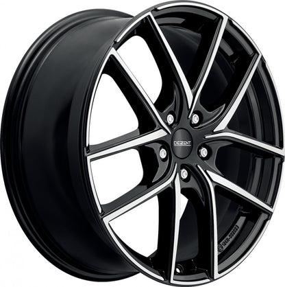 Dezent TO black/polished 7x17 ET50 - LK5/114.3 ML67.1