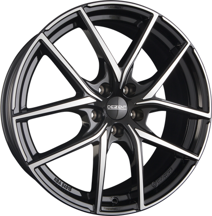 Dezent TO black/polished Alufelge 7.5x18 Zoll ET50 LK 5x112 ML57.1 – Bild 5