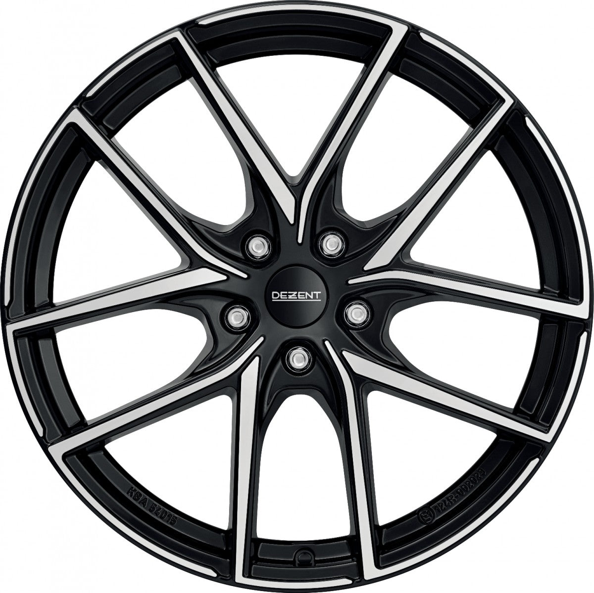 Dezent TO black/polished Alufelge 7.5x18 Zoll ET50 LK 5x112 ML57.1 – Bild 2