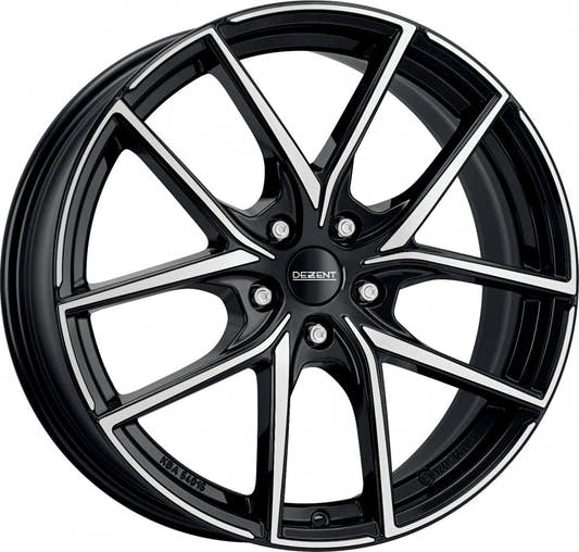 Dezent TO black/polished 8x19 ET42 - LK5/108 ML63.4