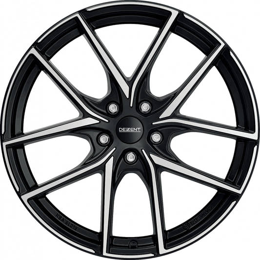 Dezent TO black/polished 8x19 ET42 - LK5/108 ML63.4