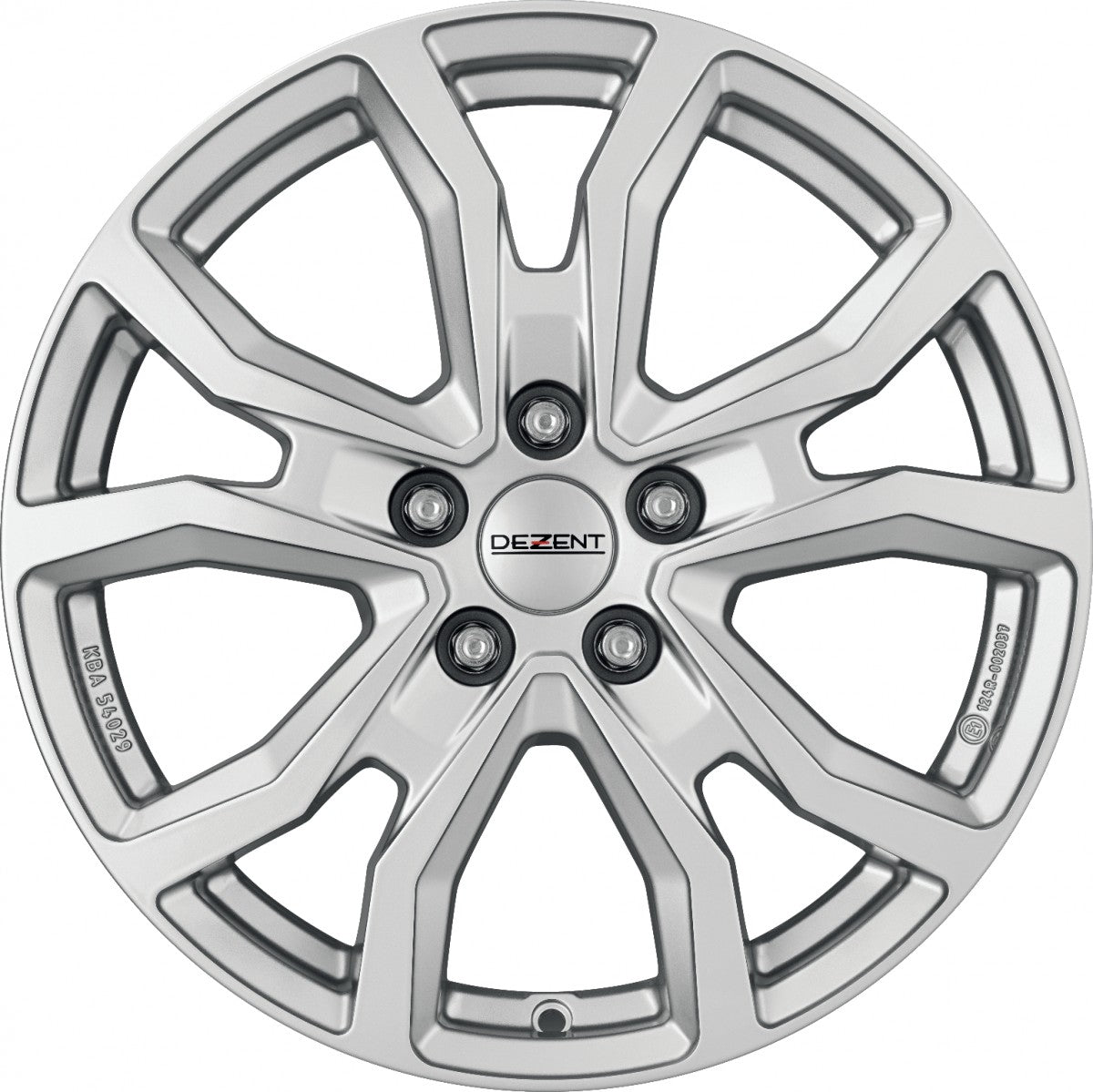 Dezent TV silver Alufelge 6.5x16 Zoll ET48 LK 5x114.3 ML66.1 – Bild 2