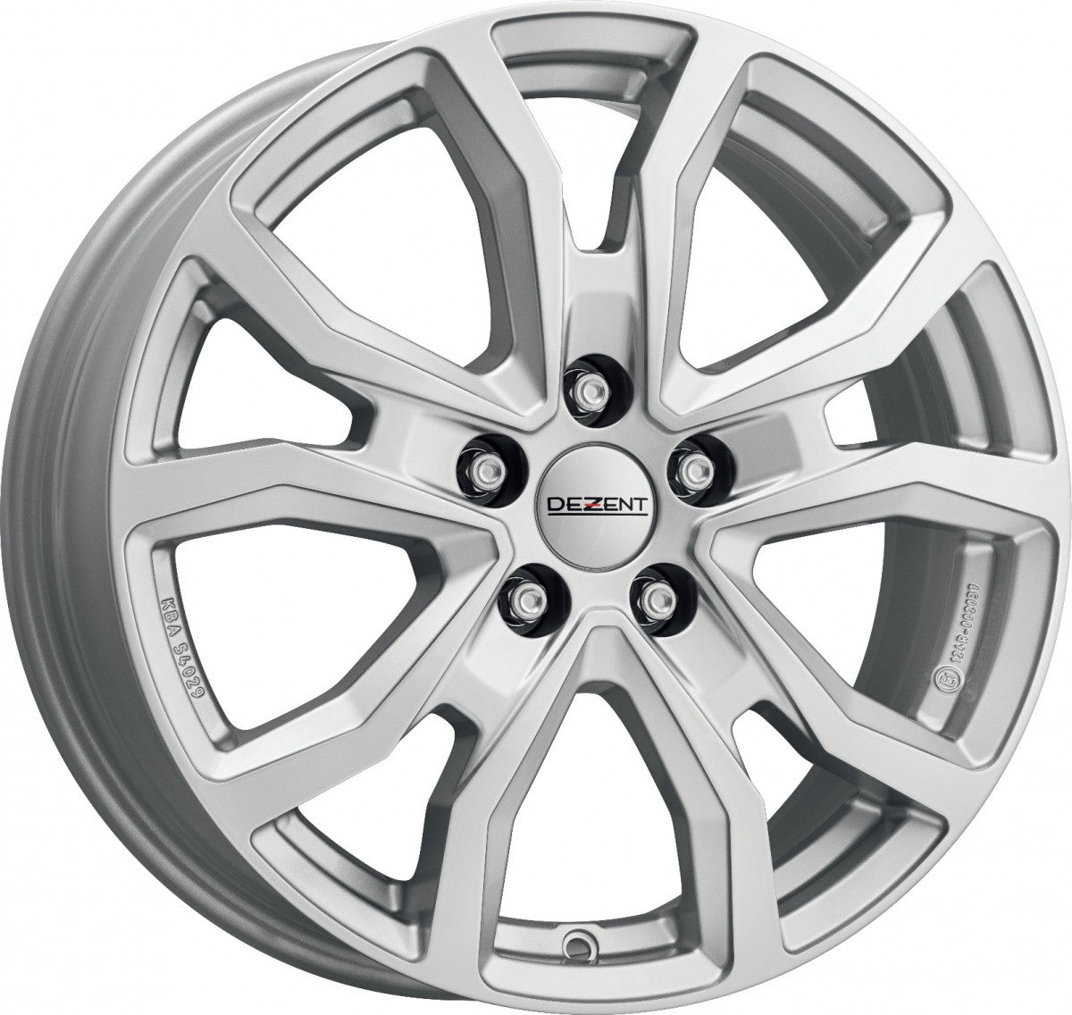 Dezent TV silver Alufelge 7x17 Zoll ET45 LK 5x114.3 ML66.1