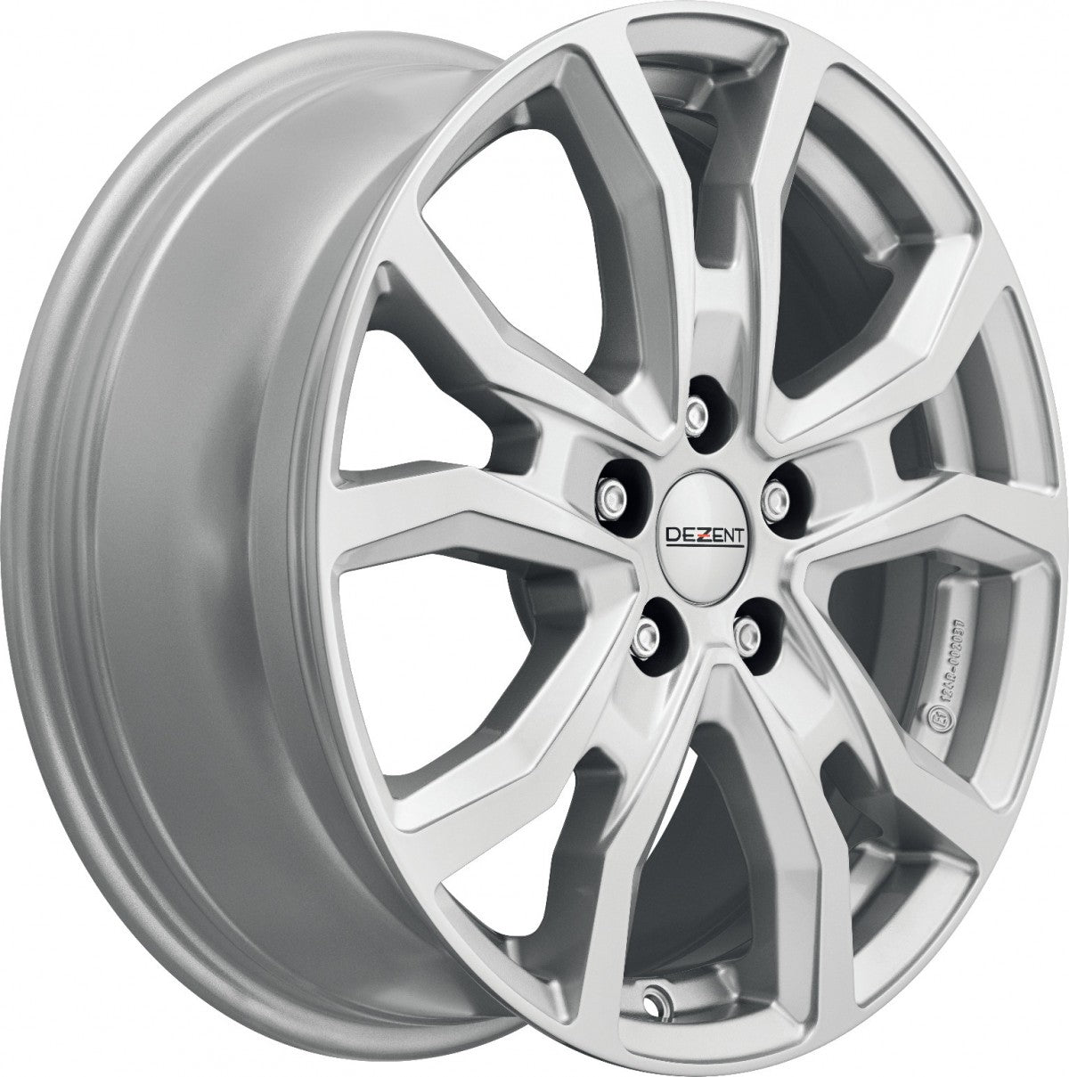Dezent TV silver Alufelge 7x17 Zoll ET45 LK 5x114.3 ML66.1 – Bild 3