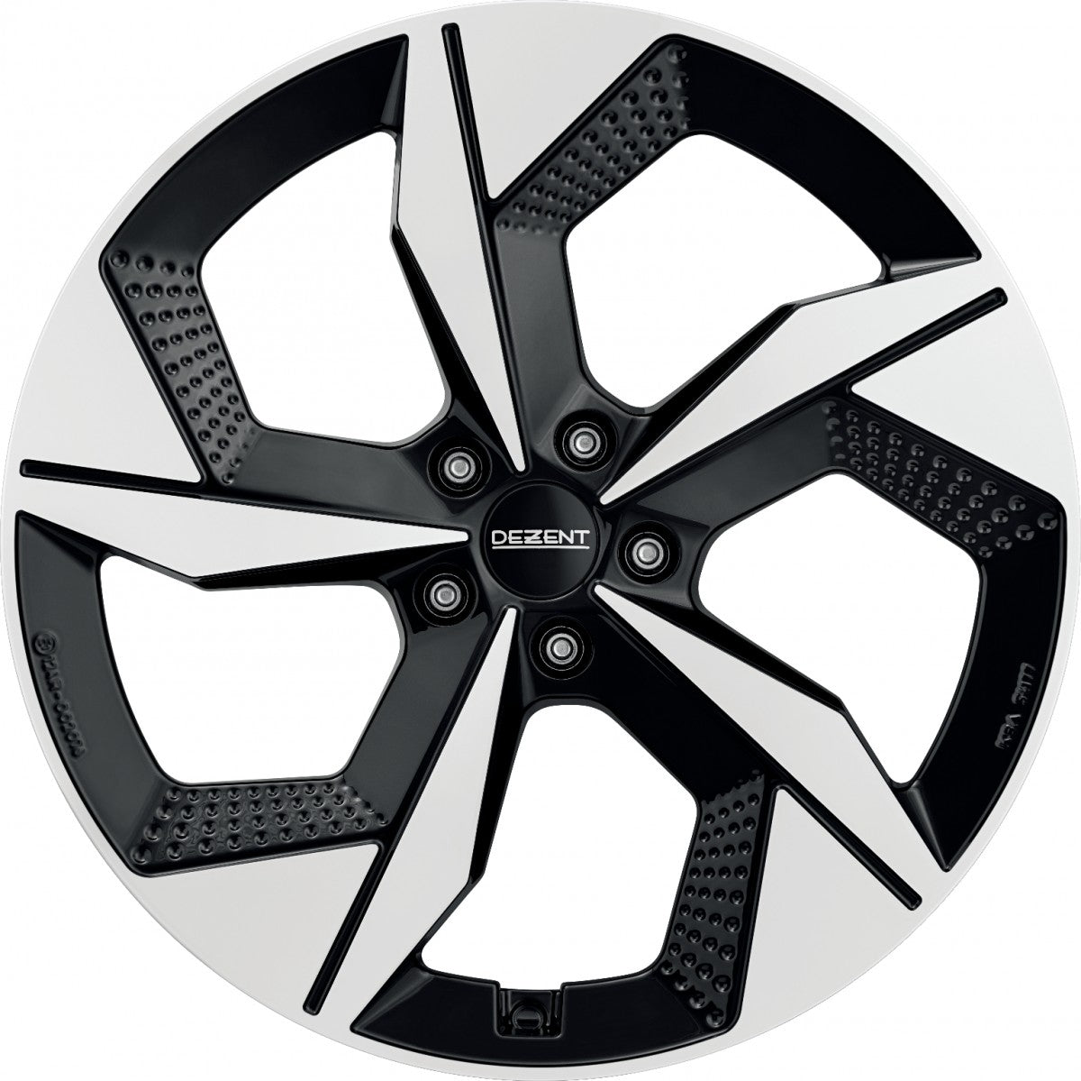 Dezent AO black/polished 7.5x19 ET50 - LK5/112 ML57.1