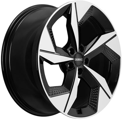 Dezent AO black/polished 8x19 ET45 - LK5/112 ML57.1