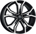Dezent TV black/polished Alufelge 8.5x20 Zoll ET28 LK 5x112 ML66.6