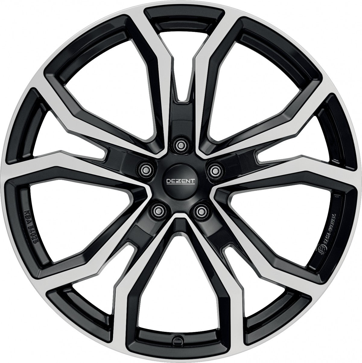 Dezent TV black/polished Alufelge 6.5x17 Zoll ET50 LK 5x112 ML66.6 – Bild 2