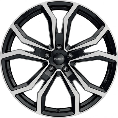 Dezent TV black/polished Alufelge 6.5x17 Zoll ET50 LK 5x112 ML66.6 – Bild 2
