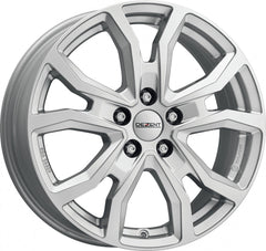 Dezent TV silver Alufelge 6.5x17 Zoll ET60 LK 5x120 ML65.1