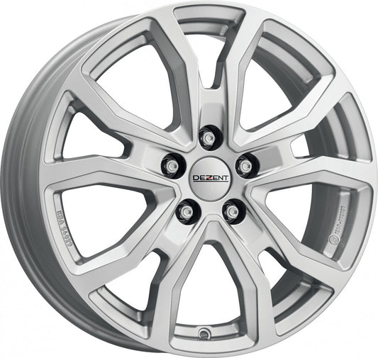 Dezent TV silver 6.5x17 ET60 - LK5/120 ML65.1