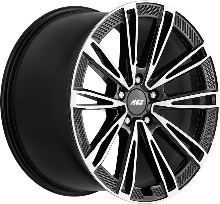 AEZ Alaska black/polished 9x20 ET54 - LK5/130 ML71.6