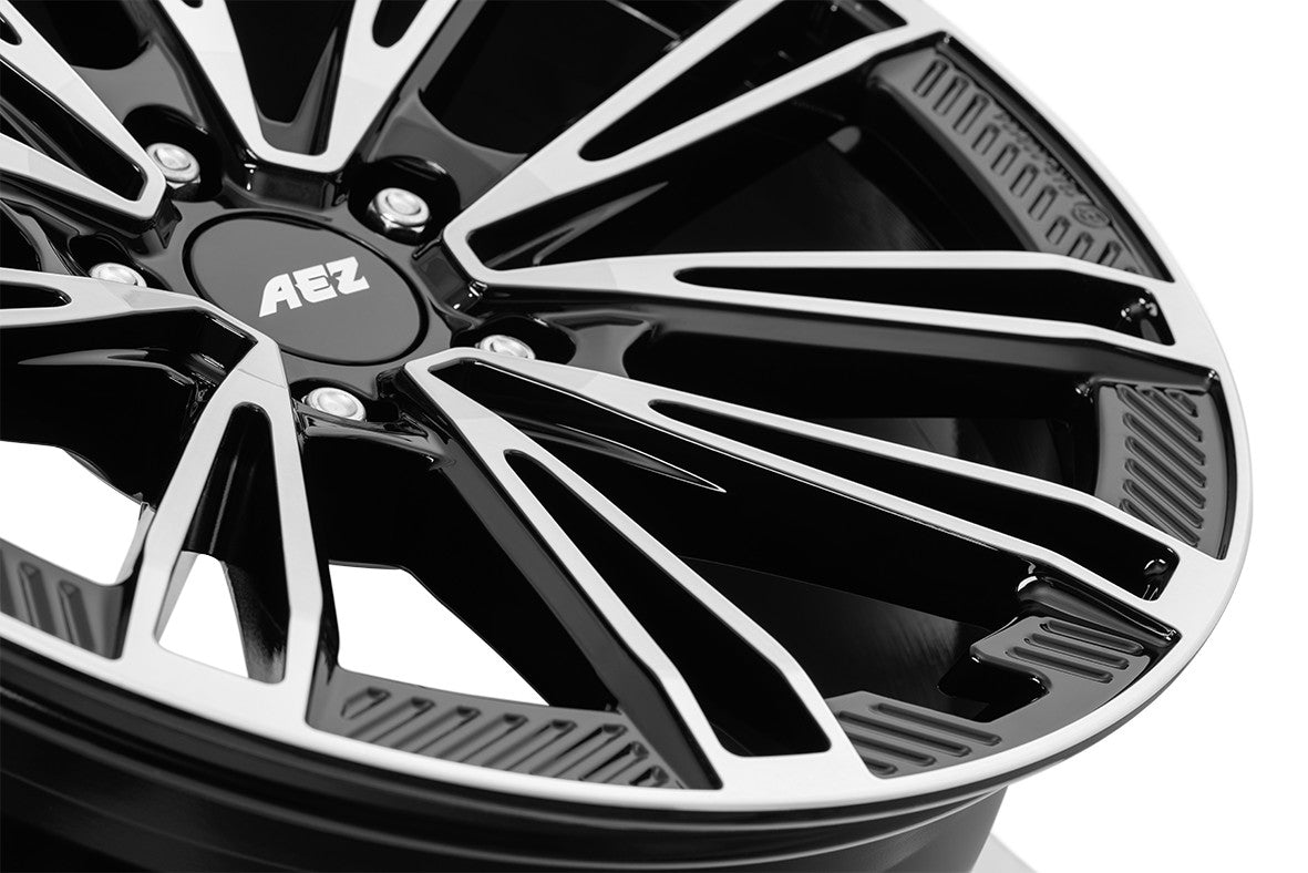 AEZ Alaska black/polished 9x20 ET54 - LK5/130 ML71.6