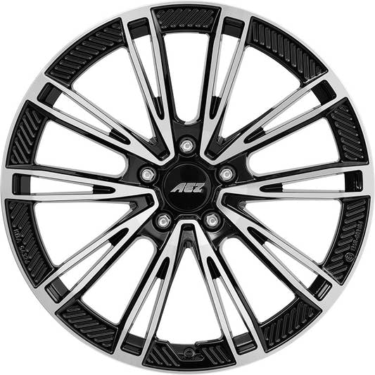 AEZ Alaska black/polished Alufelge 11.5x21 Zoll ET66 LK 5x130 ML71.6 – Bild 2