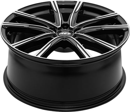 AEZ Montreal black/polished 8x20 ET45 - LK5/108 ML63.4