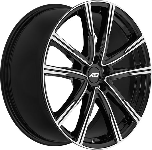 AEZ Montreal black/polished 8.5x20 ET47.5 - LK5/108 ML63.4
