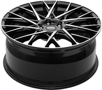 Dotz Fuji black/polished 8x18 ET44 - LK5/112 ML57.1