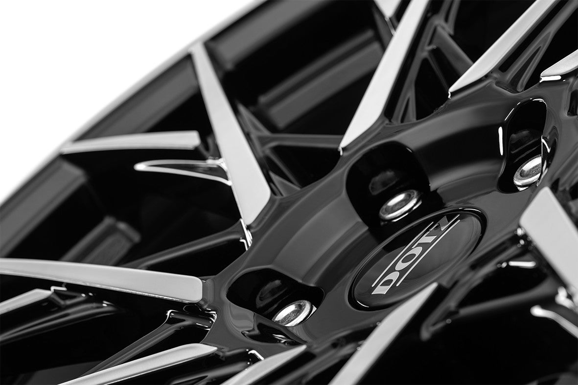 Dotz Fuji black/polished 8x19 ET44 - LK5/112 ML57.1