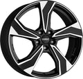 Dezent KB black/polished Alufelge 8x19 Zoll ET46 LK 5x112 ML66.6