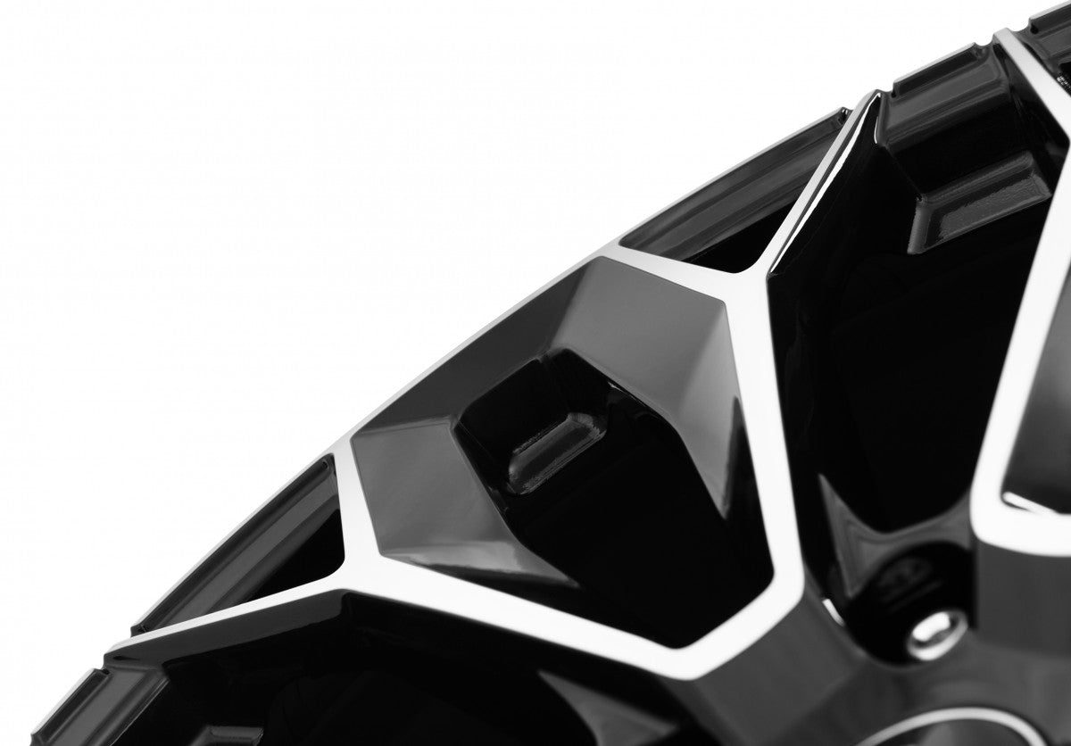 AEZ Leipzig black polished Alufelge 10.5x21 Zoll ET48 LK 5x114.3 ML64.1 – Bild 8