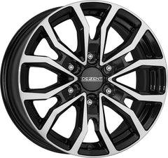 Dezent KC black/polished Alufelge 7.5x17 Zoll ET50 LK 6x130 ML84.1