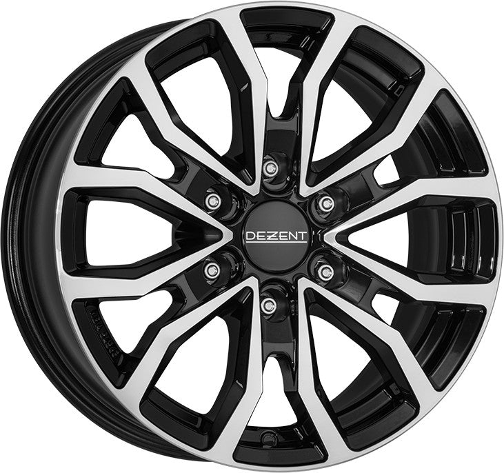 Dezent KC black/polished 8x18 ET20 - LK6/139.7 ML106.1