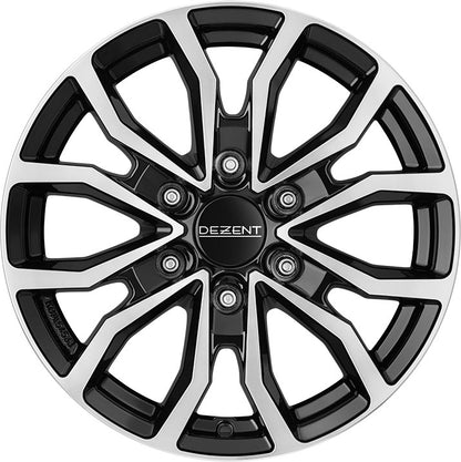 Dezent KC black/polished 8x18 ET20 - LK6/139.7 ML106.1