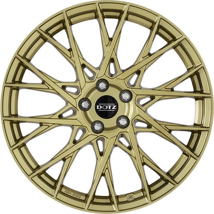 Dotz Fuji gold Alufelge 9x19 Zoll ET44 LK 5x112 ML66.6 – Bild 2