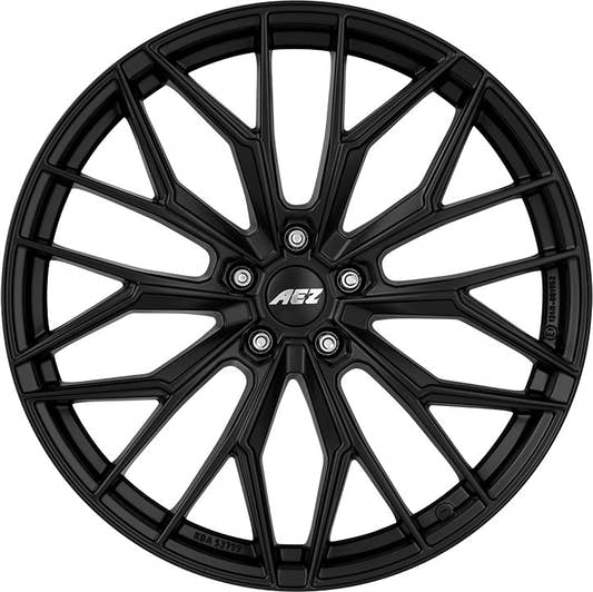 AEZ Porto black matt Alufelge 8x19 Zoll ET46 LK 5x112 ML66.6 – Bild 2