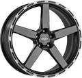 Dotz MarinaBay gunmetal/polished lip Alufelge 9.5x20 Zoll ET28 LK 5x112 ML70.1