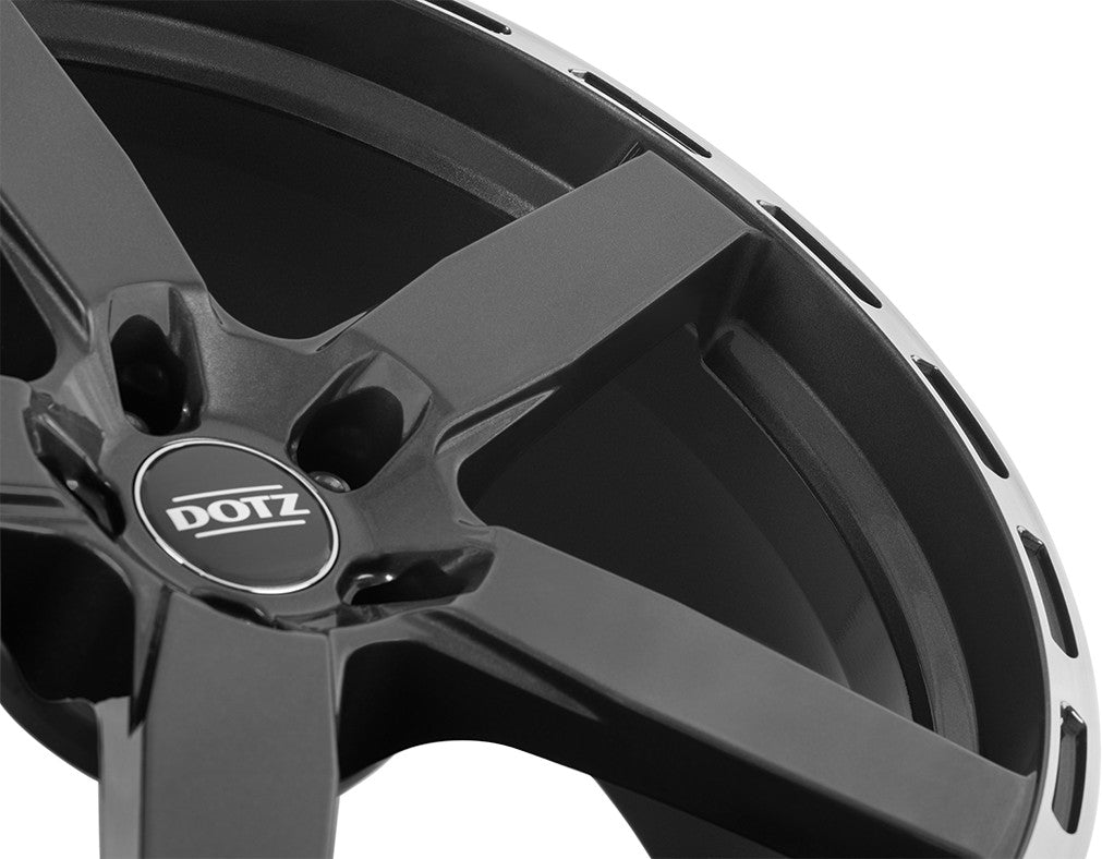 Dotz MarinaBay gunmetal/polished lip Alufelge 10x21 Zoll ET28 LK 5x112 ML70.1 – Bild 4