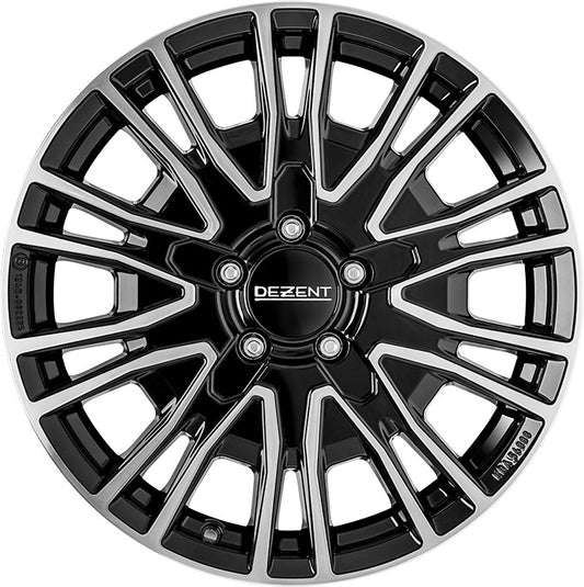 Dezent KE black/polished 6.5x16 ET52 - LK5/112 ML66.6