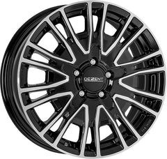 Dezent KE black/polished Alufelge 6.5x16 Zoll ET65 LK 5x118 ML71.1