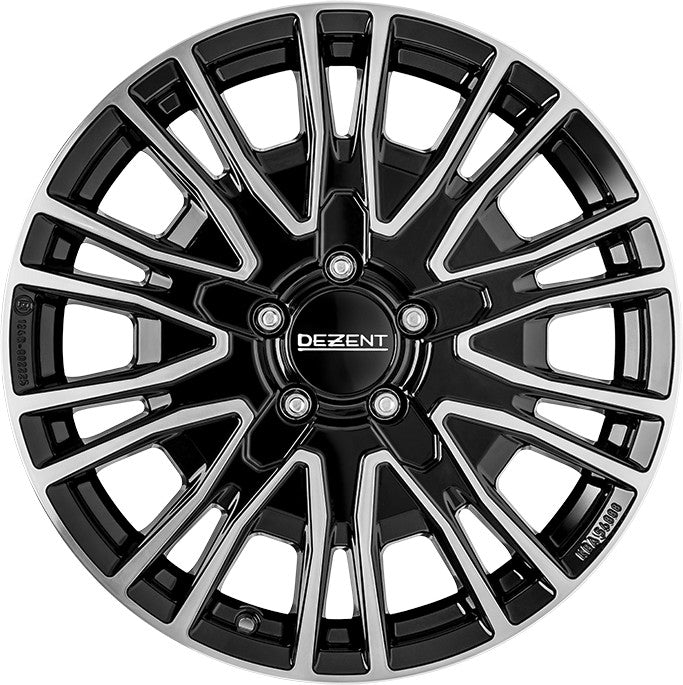 Dezent KE black/polished 6.5x16 ET55 - LK5/130 ML78.1