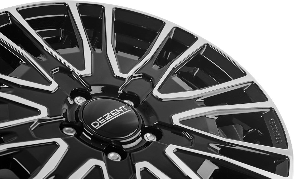 Dezent KE black/polished 7x17 ET55 - LK5/160 ML65.1