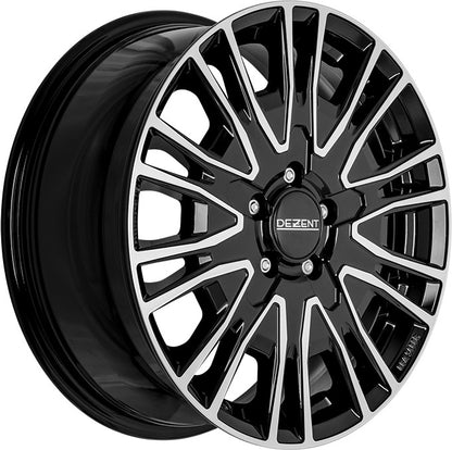 Dezent KE black/polished 7.5x18 ET50 - LK5/130 ML78.1