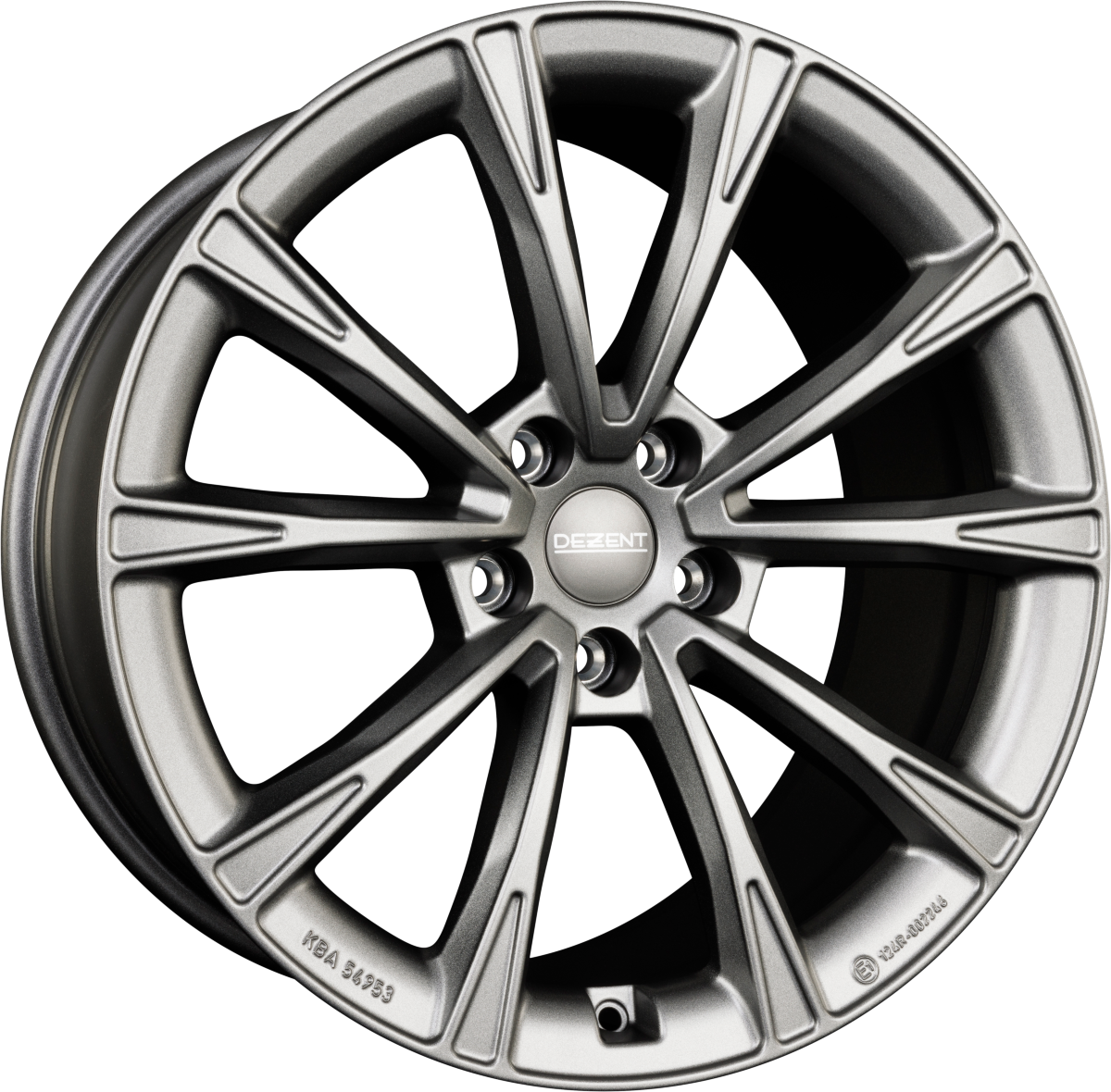 Dezent AR GRAPHITE - Graphite Matt Alufelge 9.5x19 Zoll ET45 LK 5x114.3 ML64.1 – Bild 2