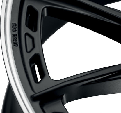 Dotz Sonoma black matt/polished lip Alufelge 8x19 Zoll ET48 LK 5x112 ML70.1 – Bild 8