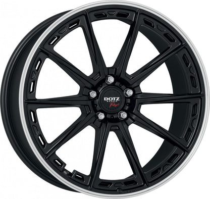 Dotz Sonoma black matt/polished lip Alufelge 8x19 Zoll ET45 LK 5x114.3 ML71.6